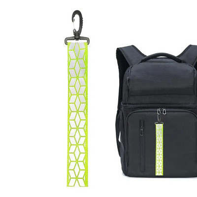 Ανακλαστικοί ιμάντες για σακίδιο ασφαλείας Ανακλαστικά ρούχα Κρεμαστό μπρελόκ Ελαφρύ και φορητό εργαλείο εξωτερικού χώρου για τρέξιμο