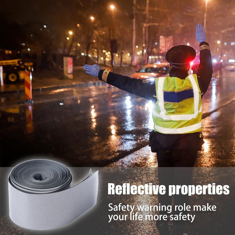 5M helkurriba kleebis Soojust ülekandev helkurteip DIY riiete kottide jaoks kingade särk Triikraud on turvariiete tarvikud uus