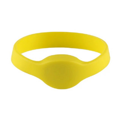 1 vnt 13.56MHZ 1K S50 F08 NFC žymės ISO14443A silikoninė apyrankė, atspausdinta RFID riešo juostos kortelė