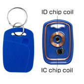 10kom IC+ID privjesak za ključeve s dvostrukom frekvencijom čipa RFID 125KHZ T5577 EM4305+13,56MHZ UID Kontrola pristupa promjenjivog kompozitnog ključa koji se može prepisivati