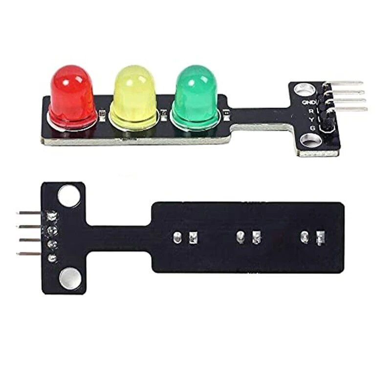 ABS metallist 5 V LED valgusfoori moodul 5 V digitaalse signaali väljund Valgusfoori moodul tavaline heledus 3 valguse eraldi juhtseade