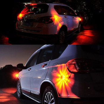 12 LED 8 Λειτουργίες Έκτακτης Έκτακτης Κίνησης Ασφάλεια Οδικού Φλας Αναβοσβήνει Προειδοποίηση Συναγερμός Φως Μαγνητικός Δίσκος Βάσης Φάρος για Φορτηγό Αυτοκινήτου