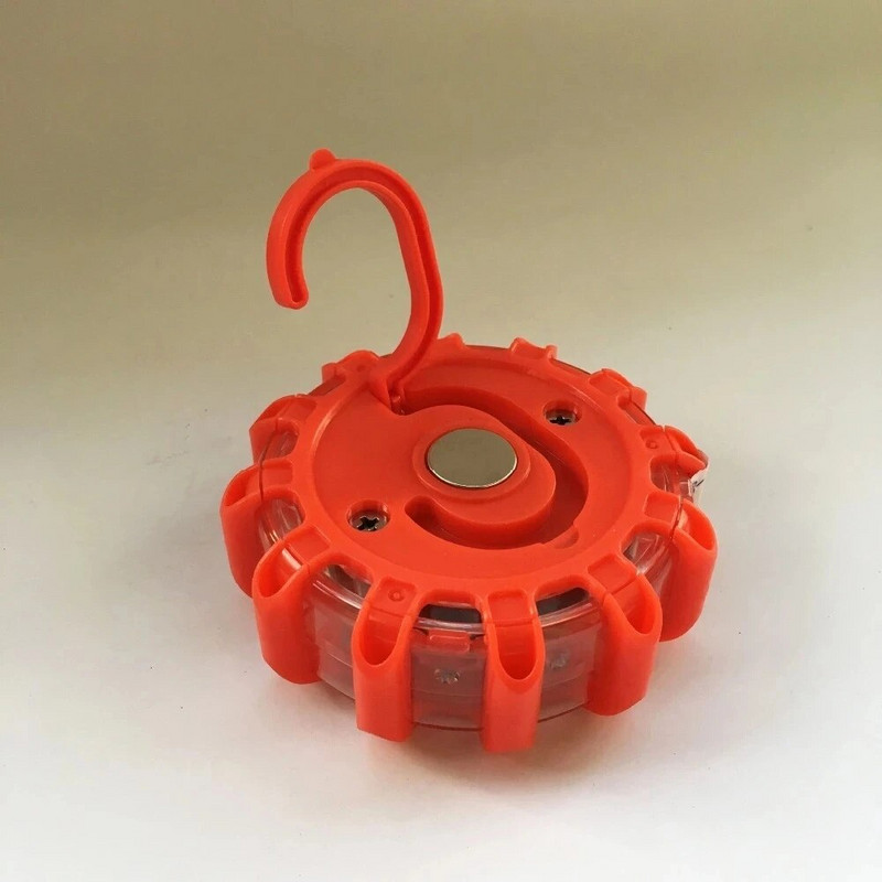 12 LED 8 načina rada Sigurnost u prometu u nuždi Cestovna signalna svjetiljka Treperenje Svjetlo upozorenja Svjetlo za uzbunu Magnetna baza disk svjetionik za automobil Kamion Brod