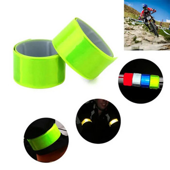 1PC Running Fishing Cycling Ανακλαστικές λωρίδες Προειδοποίηση Ποδήλατο Ασφάλεια Παντελόνι Παντελόνι Λουράκι Ανακλαστική Ταινία