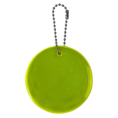 Ανακλαστικό κρεμαστό κόσμημα διπλής όψεως Προειδοποίηση ασφαλείας Πεζοπορία Ποδηλασία αντανακλαστή Δώρο Μπρελόκ 600 Ανοιχτό φθορίζον κίτρινο