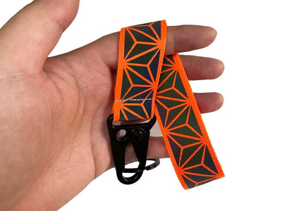 Vysoko jasný reflexný prívesok s reflexným príveskom na kľúče pre cyklistické bezpečnostné vybavenie