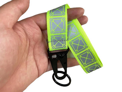 Vysoko jasný reflexný prívesok s reflexným príveskom na kľúče pre cyklistické bezpečnostné vybavenie