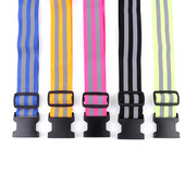 Banda reflectorizante pentru alergare Echipament de siguranță de noapte cu vizibilitate ridicată pentru braț încheietura mâinii talie gleznă centură reflectorizantă elastică reglabilă de siguranță