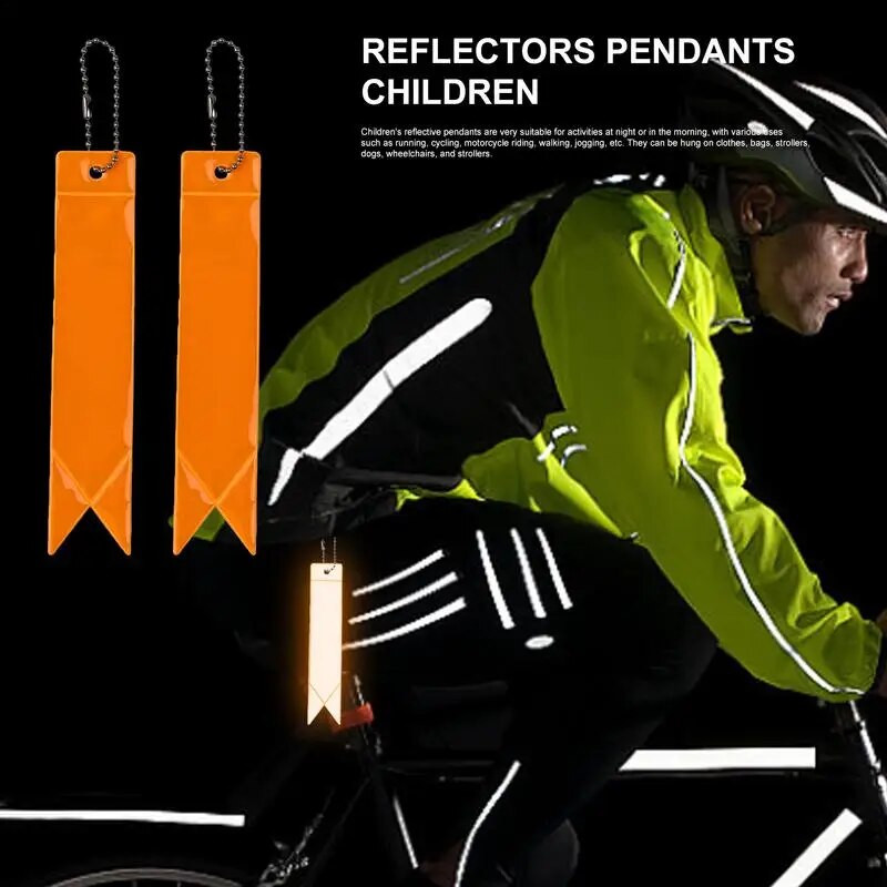 Šviesą atspindintis raktų pakabukas 10 vnt. kuprinė atspindintis apranga, vandeniui atspari naktinio vaikščiojimo saugos apranga, gerai matomos atspindinčios etiketės, skirtos