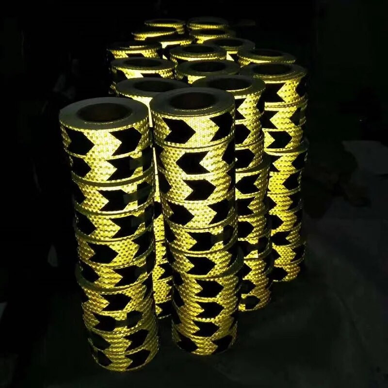 5cmx3m isekleepuv nool, helkur hoiatuslint helkuri materjal liiklusohutuse tagamiseks