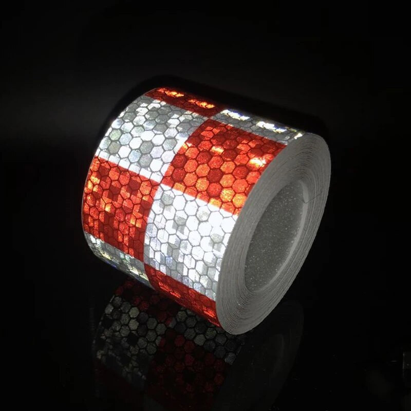 Peegeldavad jalgrattakleebised jalgratta ohutuse tagamiseks Valged punased kollased sinised rattakleebised Autotarvikud