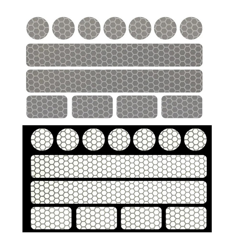 Kvaliteetne ohutusmärk, helkurteip mootorratta kiivri kleebis
