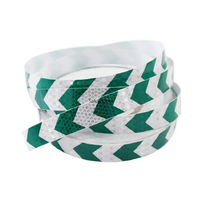 25 mm * 3M mažas blizgantis kvadratinis lipni plėvelė, rodyklė, atspindinti juosta, automobilio stiliaus atšvaitas, skirtas dviračio priekabai