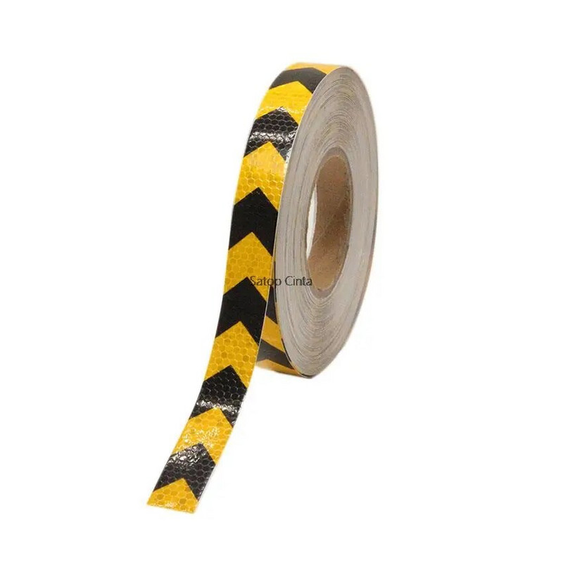 25 mm * 3M mažas blizgantis kvadratinis lipni plėvelė, rodyklė, atspindinti juosta, automobilio stiliaus atšvaitas, skirtas dviračio priekabai