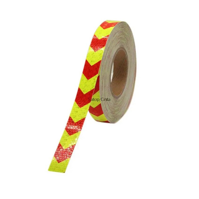 25 mm * 3M mažas blizgantis kvadratinis lipni plėvelė, rodyklė, atspindinti juosta, automobilio stiliaus atšvaitas, skirtas dviračio priekabai