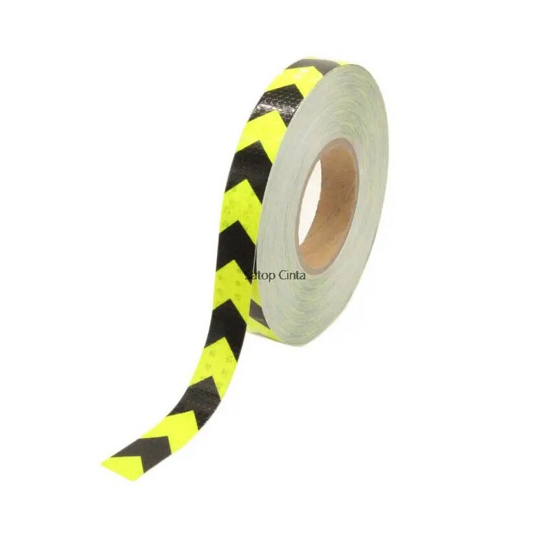 25 mm * 3M mažas blizgantis kvadratinis lipni plėvelė, rodyklė, atspindinti juosta, automobilio stiliaus atšvaitas, skirtas dviračio priekabai