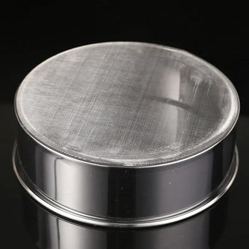 15cm Εξαιρετικά λεπτό ανοξείδωτο κοσκινιστικό αλεύρι Πύκνωση σε σκόνη κόσκινο κόσκινο ρυζιού Εργαλεία κουζίνας Εργαλεία ψησίματος Χονδρική