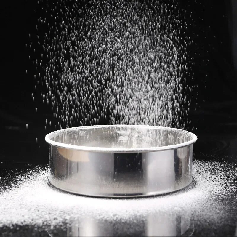 15 cm Itin smulkus nerūdijančio plieno sietelis Miltų tirštinimo miltelių sietelis Ryžių sietelis Virtuvės įrankiai Kepimo įrankiai Didmeninė prekyba