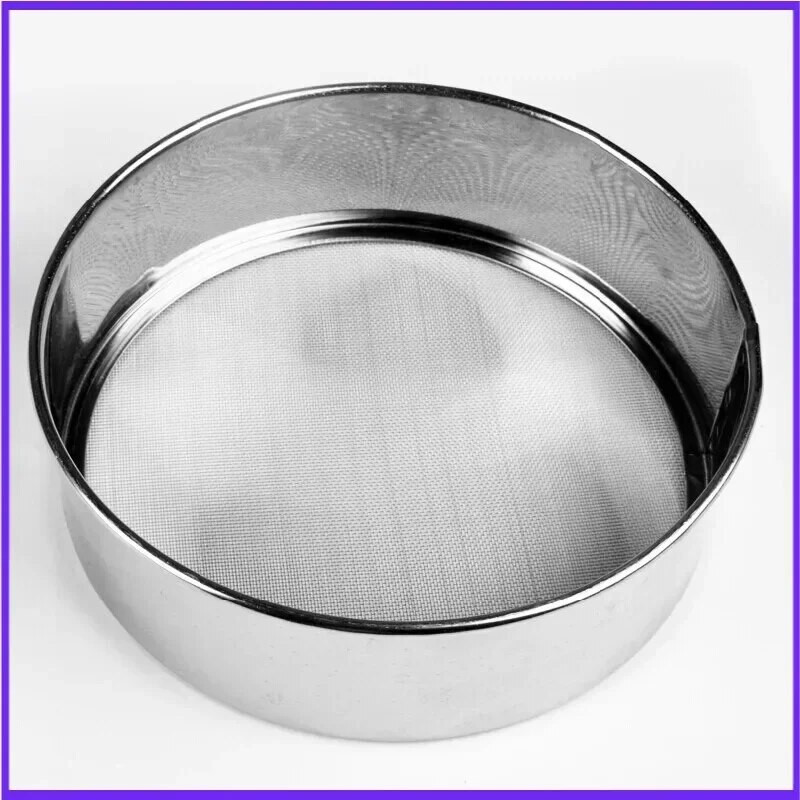 15 cm Itin smulkus nerūdijančio plieno sietelis Miltų tirštinimo miltelių sietelis Ryžių sietelis Virtuvės įrankiai Kepimo įrankiai Didmeninė prekyba