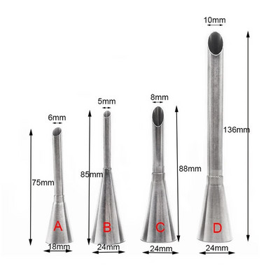 1/4 kom. Lisnate mlaznice za kremu od nehrđajućeg čelika Savjet za glazuru za kolače Šprica za tijesto „uradi sam“ kolačići deserti dodaci za pečenje