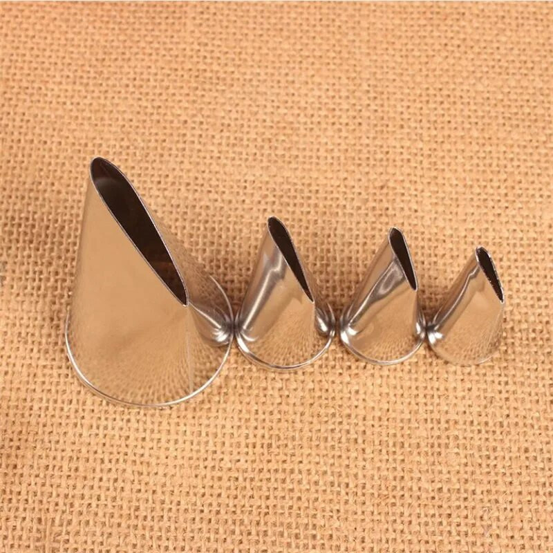 4 kom/set Alati za pečenje Mlaznice za cvijeće ruža Kreativna mlaznica za glazuru Savjeti za slastičarstvo Alati za ukrašavanje kolača od šećera.