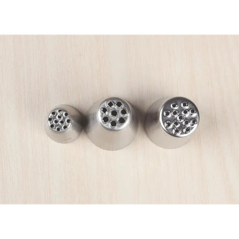 1/3 bucăți set de sfaturi pentru decorare pentru tort, iarbă, cremă, duză, cap de cupcake, unelte pentru decorarea prăjiturii, paie de patiserie, glazură pentru conducte din oțel inoxidabil