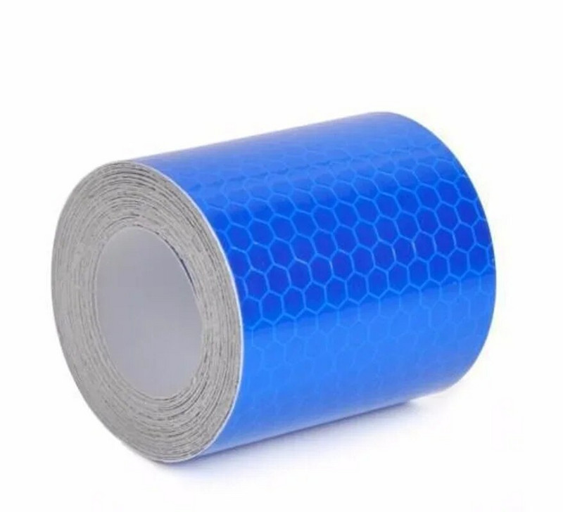 5cmx3m Cinta Reflectante Reflectante Reflective Audinys Reflector Tape Reflex Tape Adhesiva Auto Car Film Crystal Honeycomb 300 Mm Glow Tape