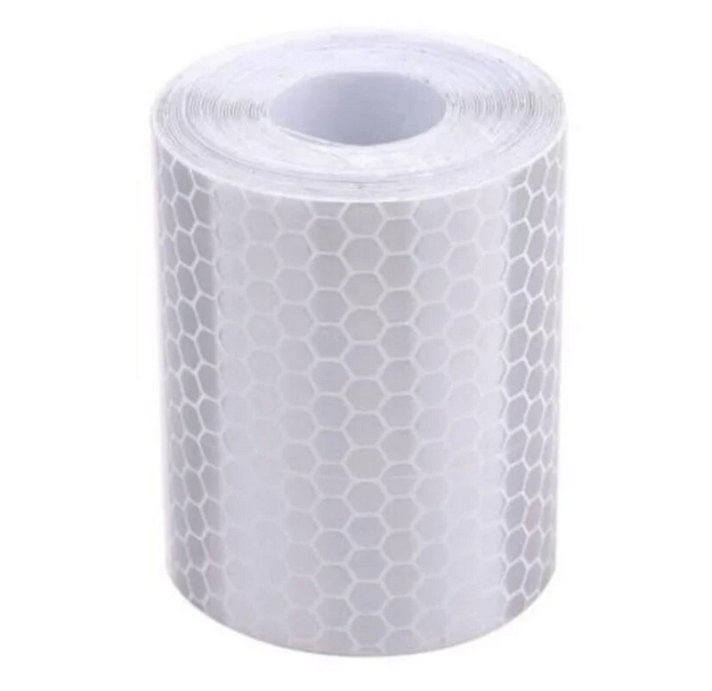 5cmx3m Cinta Reflectante Reflectante Reflective Audinys Reflector Tape Reflex Tape Adhesiva Auto Car Film Crystal Honeycomb 300 Mm Glow Tape
