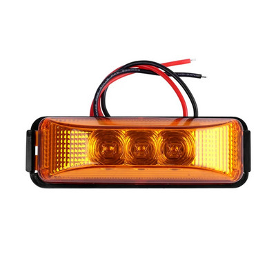 12v Aukštos kokybės Piranha Highlight 3LED sunkvežimio sunkvežimio šoninės šviesos LED signalinė lemputė