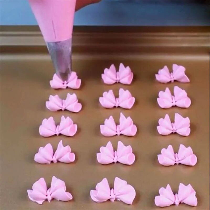 1 vnt Lapai Purkštukai Nerūdijančio plieno glazūra Vamzdžių antgaliai Antgaliai Tešlos antgaliai Fondant tortų kepimui Dekoravimo įrankiai