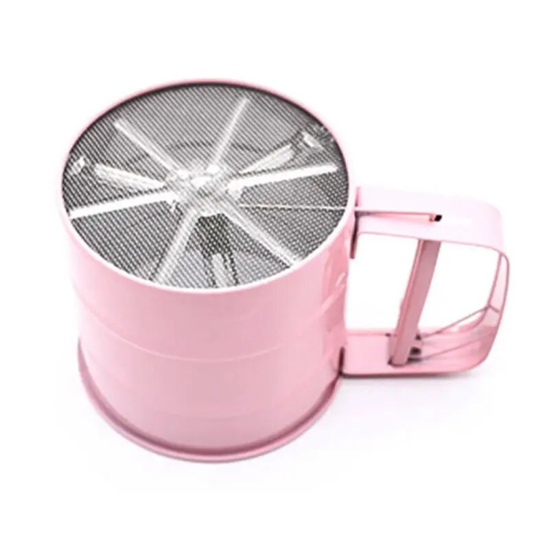 Okruglo sito za šećer u prahu Ručno sito za šećer u prahu od nehrđajućeg čelika Poluautomatsko sito od materijala od nehrđajućeg čelika Malo okruglo sito