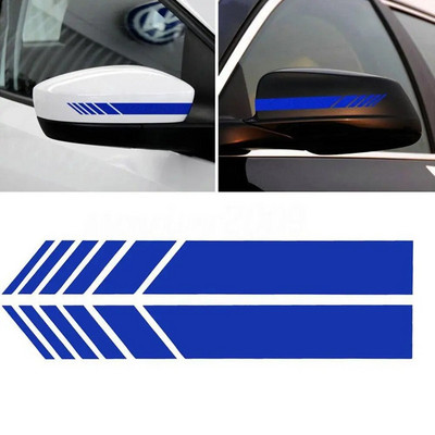Universaalne 4 tk DIY autode autokere kleebis Vastupidav UV-kindel külgkleebis Triibuline kleebised maasturi vinüülist graafilised helkurkleebised
