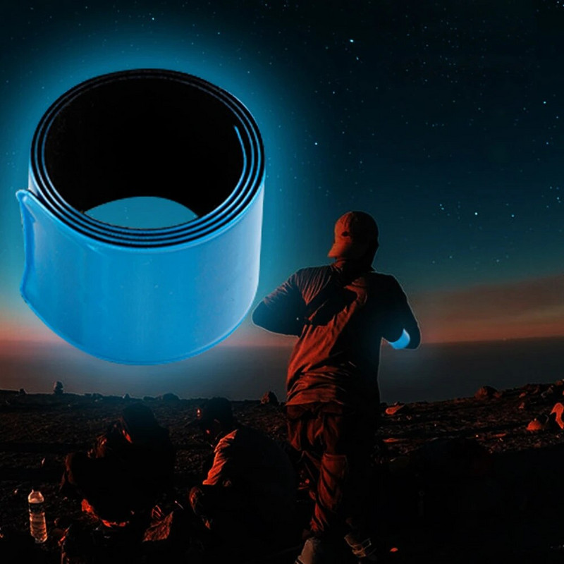 Hästi nähtav helkur randmepael Slap Band käevõrud jalarihmad meestele naistele käepael jooksmiseks jalgrattaga spordi ohutus