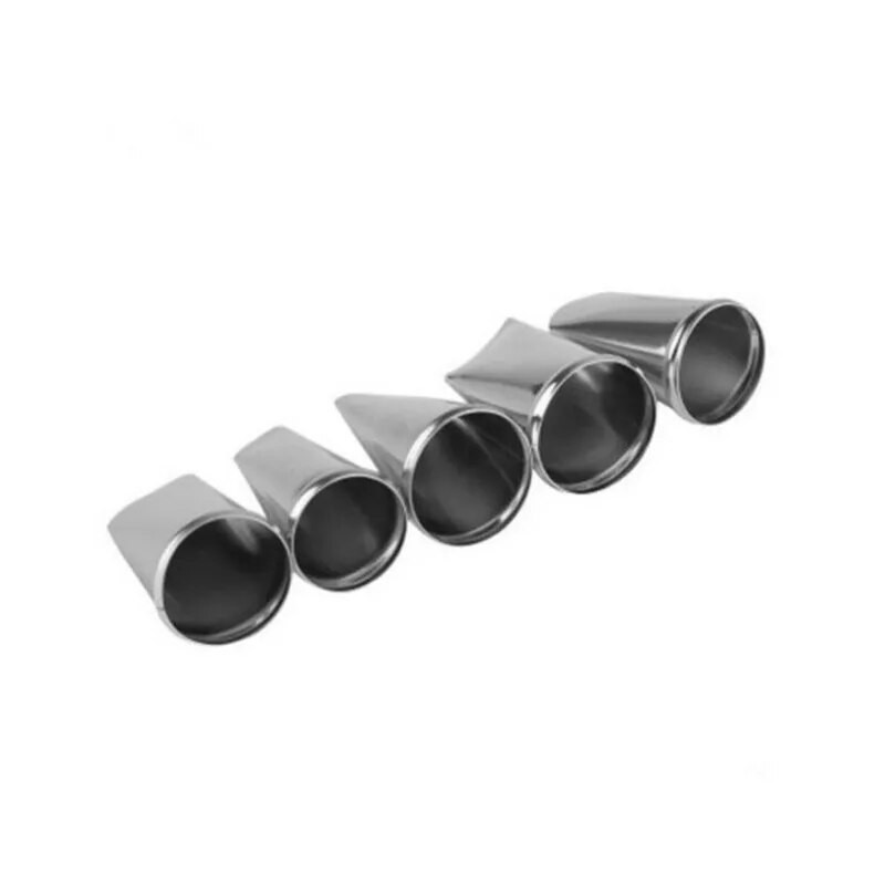 5 komada Metalni vrhovi za kremu od latica ruže Alati za ukrašavanje kolača Čelične cijevi za glazuru Mlaznice Lišće za ukrašavanje kreme za kolače Alat za kolače