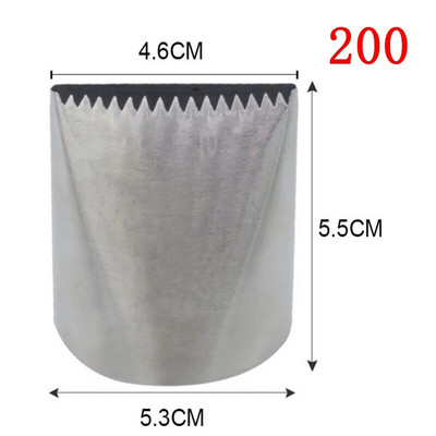 1kom/4kom #3D#47#895#200 Savjeti za ukrašavanje kolača Set mlaznica za glazuru od nehrđajućeg čelika Mlaznica za cvjetne košare u jednom redu