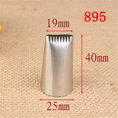 1kom/4kom #3D#47#895#200 Savjeti za ukrašavanje kolača Set mlaznica za glazuru od nehrđajućeg čelika Mlaznica za cvjetne košare u jednom redu