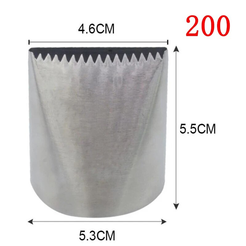 1kom/4kom #3D#47#895#200 Savjeti za ukrašavanje kolača Set mlaznica za glazuru od nehrđajućeg čelika Mlaznica za cvjetne košare u jednom redu