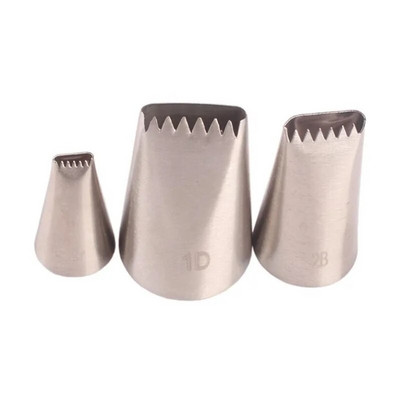 1/3/5 kom Glazura za kolače od nehrđajućeg čelika Mlaznica za cjevovode Košarica Pleteni vrhovi za tijesto Krema za torte Cupcake za Sugar Craft Decorating Tools