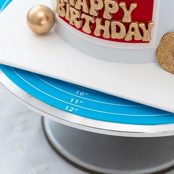 Грамофон за торта Pat Силиконова подложка за печене за торта с размер Незалепващо, устойчиво на висока температура Инструмент за печене Кухненска джаджа