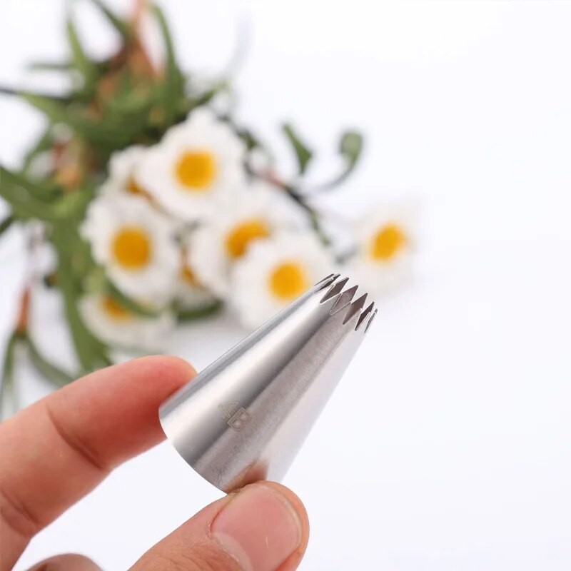 Velike mlaznice za kolače od tijesta Profesionalni set od nehrđajućeg čelika Savjeti za cijevi za glazuru Utičnica za tijesto Slastičarstvo Kolačići Cupcake