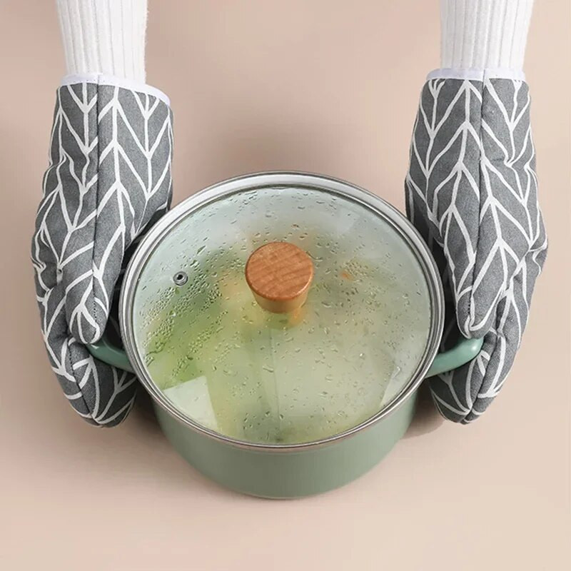 2kom rukavica za toplinsku izolaciju Držači za mikrovalnu pećnicu protiv opekotina Podloga za pećnicu za kuhanje Kuhinjske rukavice za pećnicu otporne na visoke temperature