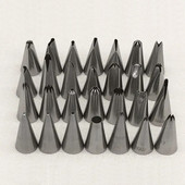 Male mlaznice za ukrašavanje od nehrđajućeg čelika Cijev za glazuru Savjeti za pecivo Fondant Ukrašavanje torte Sugarcraft Alati Posuda za pečenje