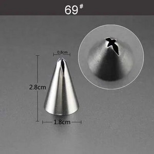 Male mlaznice za ukrašavanje od nehrđajućeg čelika Cijev za glazuru Savjeti za pecivo Fondant Ukrašavanje torte Sugarcraft Alati Posuda za pečenje