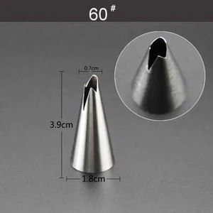 Male mlaznice za ukrašavanje od nehrđajućeg čelika Cijev za glazuru Savjeti za pecivo Fondant Ukrašavanje torte Sugarcraft Alati Posuda za pečenje