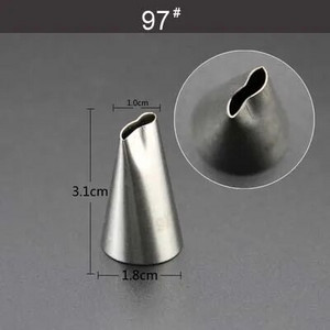 Male mlaznice za ukrašavanje od nehrđajućeg čelika Cijev za glazuru Savjeti za pecivo Fondant Ukrašavanje torte Sugarcraft Alati Posuda za pečenje