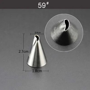 Male mlaznice za ukrašavanje od nehrđajućeg čelika Cijev za glazuru Savjeti za pecivo Fondant Ukrašavanje torte Sugarcraft Alati Posuda za pečenje