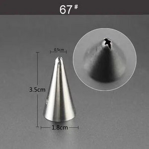 Male mlaznice za ukrašavanje od nehrđajućeg čelika Cijev za glazuru Savjeti za pecivo Fondant Ukrašavanje torte Sugarcraft Alati Posuda za pečenje