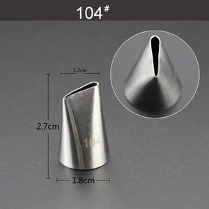 Male mlaznice za ukrašavanje od nehrđajućeg čelika Cijev za glazuru Savjeti za pecivo Fondant Ukrašavanje torte Sugarcraft Alati Posuda za pečenje