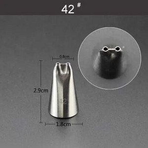 Male mlaznice za ukrašavanje od nehrđajućeg čelika Cijev za glazuru Savjeti za pecivo Fondant Ukrašavanje torte Sugarcraft Alati Posuda za pečenje