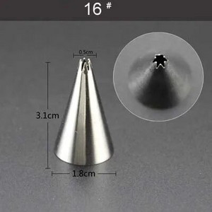 Male mlaznice za ukrašavanje od nehrđajućeg čelika Cijev za glazuru Savjeti za pecivo Fondant Ukrašavanje torte Sugarcraft Alati Posuda za pečenje